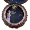 Vintage Music Box with 12 Constellations Rotating Goddess Twinkling LED