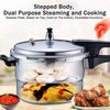 dshyuauoci Small Pressure Cooker 3 Quart，Aluminum Pressure Cooker Compatible with