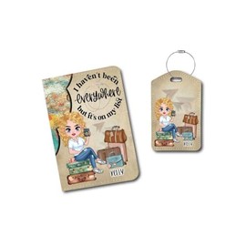 Passport Holder OR Luggage Tag | I haven't been everywhere, but it's on my list.