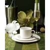 Fortessa Fortaluxe SuperWhite Vitrified China Dinnerware, Cassia 8-Ounce Stackable Coffee/Tea