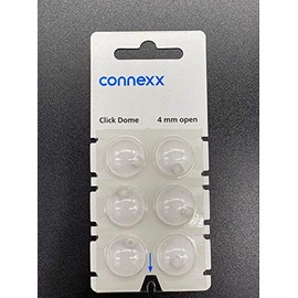 Connexx Accessories Siemens / Rexton Click Domes (6 domes) NEW Blister Pack (4mm Open)
