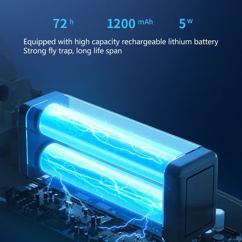 Electric Fly Trap Automatic USB Charging Quiet Detachable Washable Electric