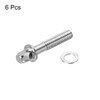 sourcing map Drum Tension Rods M6 x 30mm for Bass