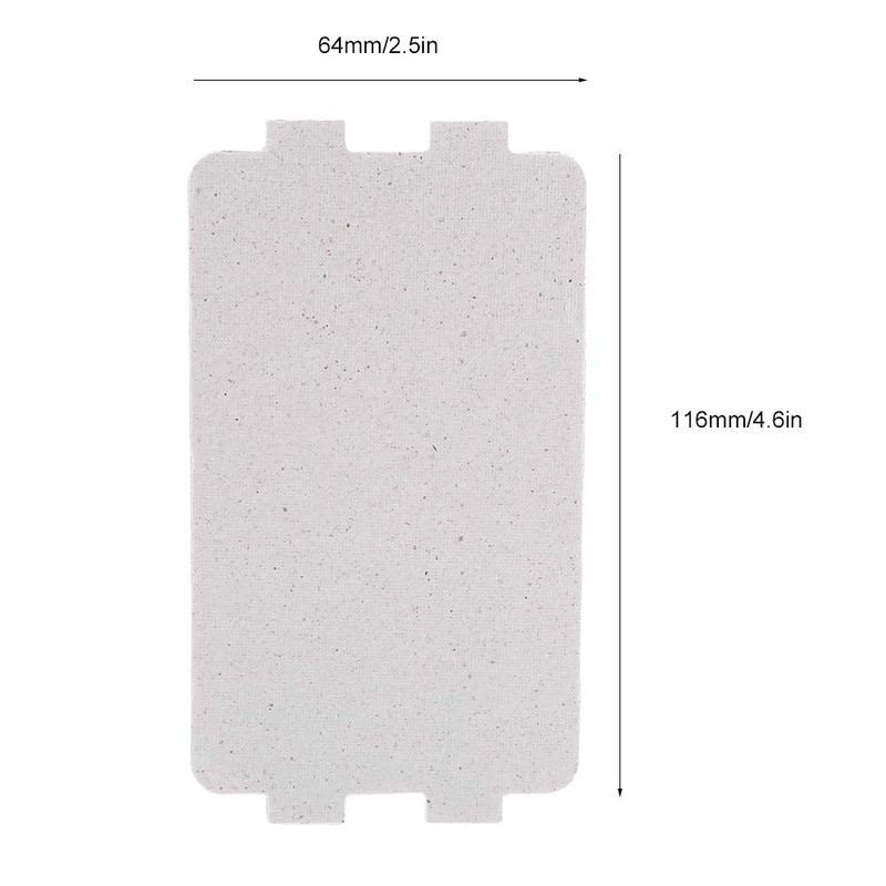 5 hojas de placa de mica para horno de microondas,