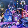 MiniInflat 24 Pcs Space Party Favor Bags Outer Space Non