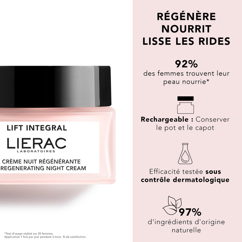 Lierac Lift Integral Regenerating Night Cream 50 ml Anti-Ageing Face