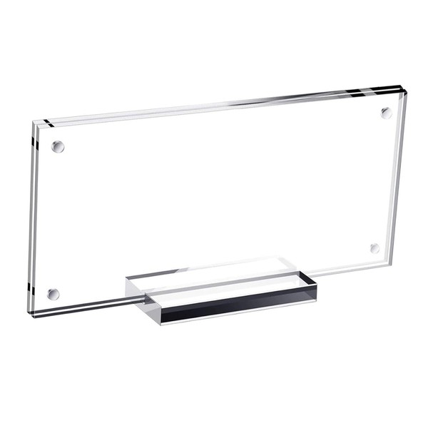 Fenteer Dollar Bill Picture Frame Holder Ticket Protector with Base