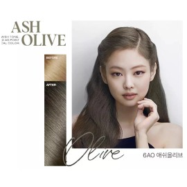 Mise en Scene [ MISE EN SCENE ] - Hello Bubble Foamy Creamy Hair Dye Color Kit - US Seller - 6AO - Ash Olive