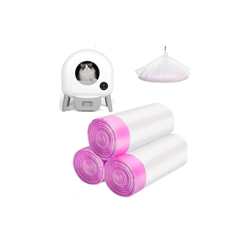 Large Cat Litter Liners for Self-Cleaning Litter Box, Pre-Separated for