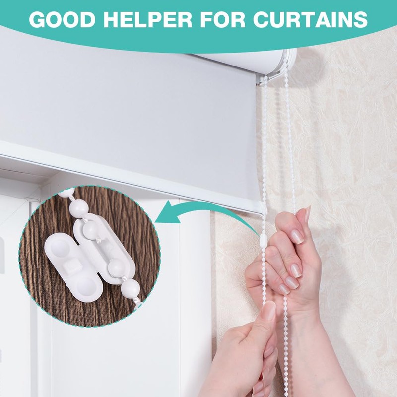 HOTUT Roller Blind Chain Replacement Chain, 6 m Continuous Chain