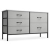 Athena Collection 5 Drawers Dresser for Bedroom, Wide Chest of