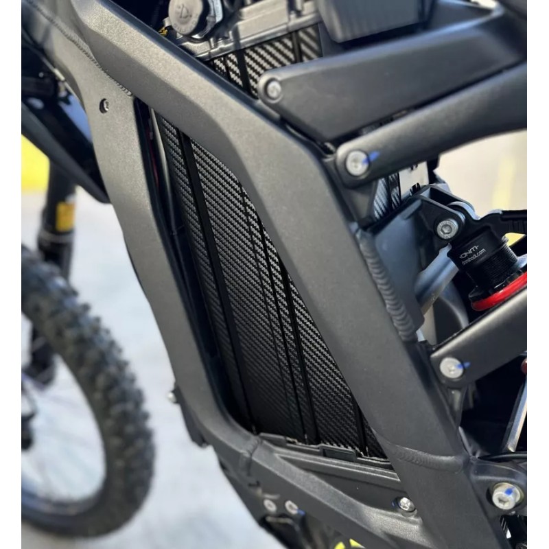 Decal Concepts Sur-Ron Carbon Fiber Battery Accent Decal Wrap Kit