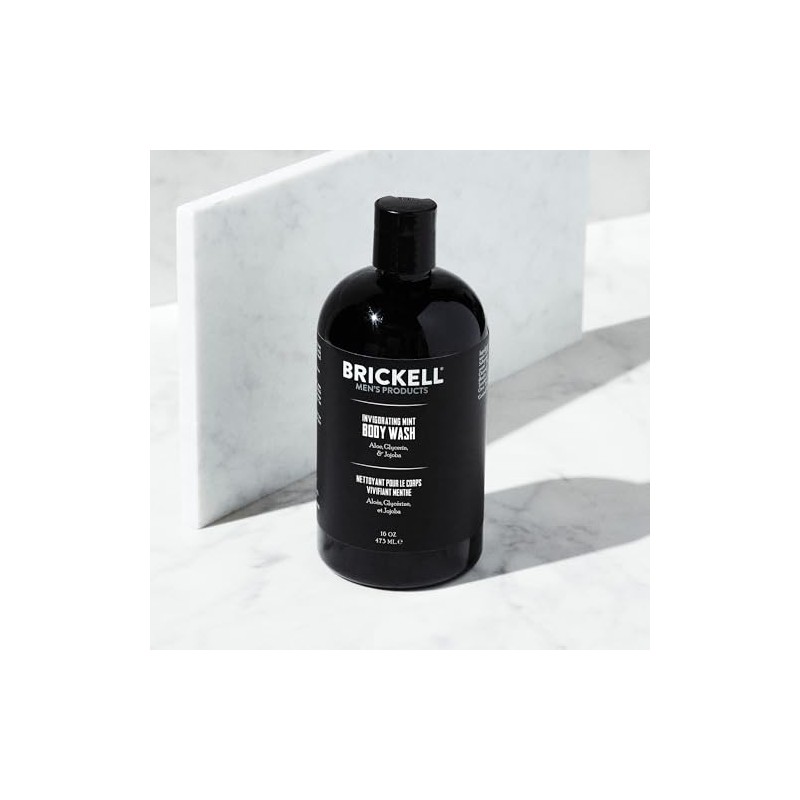 Brickell Men's Products Brickell Invigorating Mint Body Wash para hombre,