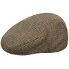 Country Gentleman Wool Blend British Ivy Cap - Brown Houndstooth/M