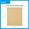 Blue Spot 19850 Assorted Sandpaper (30 Pieces)