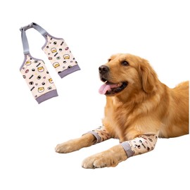BT Bear Surgical Recovery Sleeve for Front Legs, Prevent Licking Wounds, Elbow Brace Protector for Dogs, Hip Joint Protection, Recovery Sleeves (Yellow, XXXL)