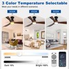 DLLT 42-Inch Ceiling Fans with Lights: Flush Mount Ceiling Fan