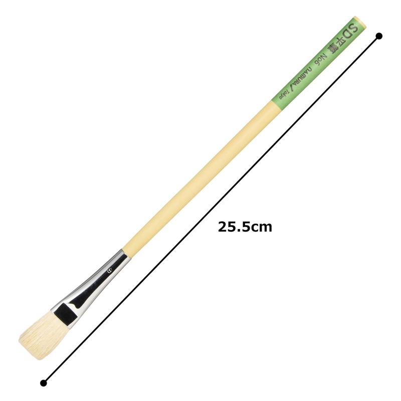 Namurataiseidou Design Brush SD Flat Brush No. 6 White