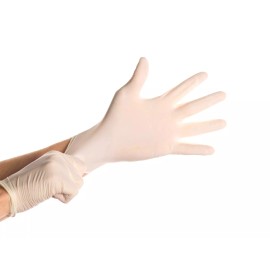 Safeguard 100 Count Food Grade Powder Free Latex Gloves for Food Service and Prep