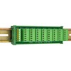 DIN Rail Mount 10A/300V Pluggable Screw Terminal Block Distribution Module