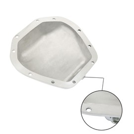 GENRICS 1 Set of Dana 60 10 Bolt Front Finned Polished Aluminum Differential Cover Replacement for GM Ford Dodge