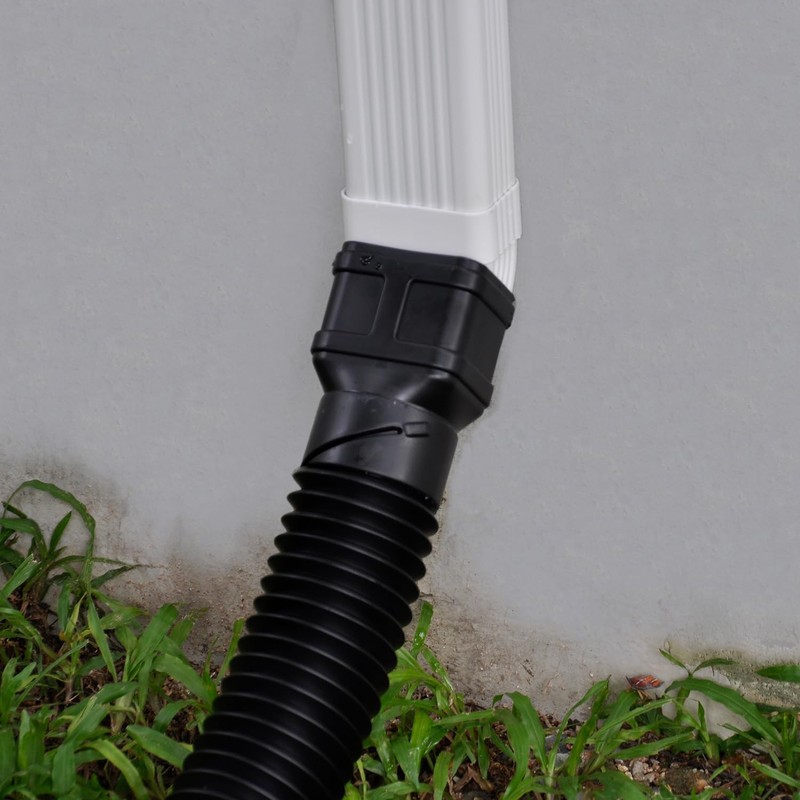 Prestantious 7ft Long Gutter Downspout Extensions, 3.1" OD Gutter Downspout