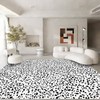 USTIDE Modern Leopard Print Area Rug 6'x9' Machine Washable Animal