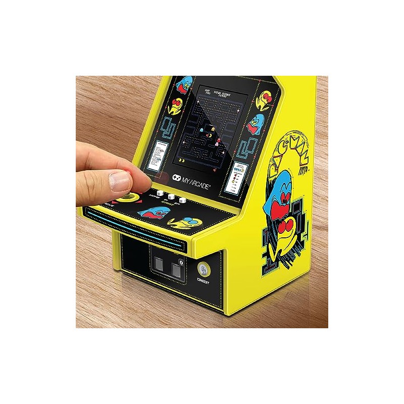 My Arcade Pac-Man Micro Player Pro: 6.75" Handheld Retro Games,