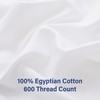 100% Egyptian Cotton Fitted Sheet Full Size Only, 600 Thread
