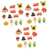 jojofuny 3sets Thanksgiving Decor Hanging Swirls Streamers of Reusable Decorative