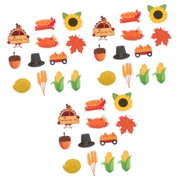 jojofuny 3sets Thanksgiving Decor Hanging Swirls Streamers of Reusable Decorative