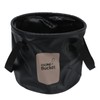 Camping Collapsible Bucket 10L Capacity Food Grade PVC Mesh Side