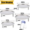 Round Stainless Steel Steamer Rack 7.6" 8.5" 9.33" 10.23" Inch