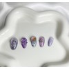 Lavender Aurora Nail Tips - Round / 라벤더 오로라 네일팁