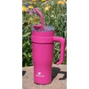 hydraflow capri 40 oz tumbler with handle and straw