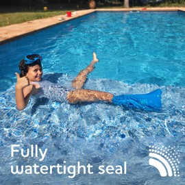 Bloccs 100% Waterproof Cast Shower Cover Leg Kids- Swim on Vacation, Shower & Bathe. Durable Child Leg Cast Protector - #CL78-L - Child Leg - (Large)
