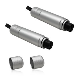 JUSTTOP 2 PCS Car Safety Hammer, Portable 2 in 1 One Second Car Window Glass Breaker Seat Belt Cutter, Safety Hammer Emergency Escape Tool for Car Bus Truck, Car Accessories (Silver)