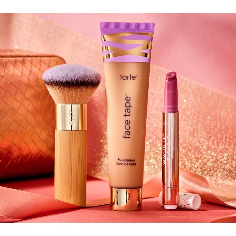 tarte Super- Size Face Tape Foundation 3-Pc Kit with Bag:_44N