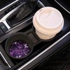Cute Purple Butterfly Absorbent Car Cup Coasters,Cup Holders,Cork Base Drink