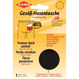 Kleiber - Tasca Posteriore Sostitutiva termoadesiva, Nero