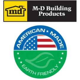 M-D Building Products 1/2"W x 1/4"H x 17' L White Foam Self-Adhesive Window Door Weather Strip Seal