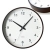 KATOMOKU plywood wall clock brown sweep (continuous second hand) km-35L