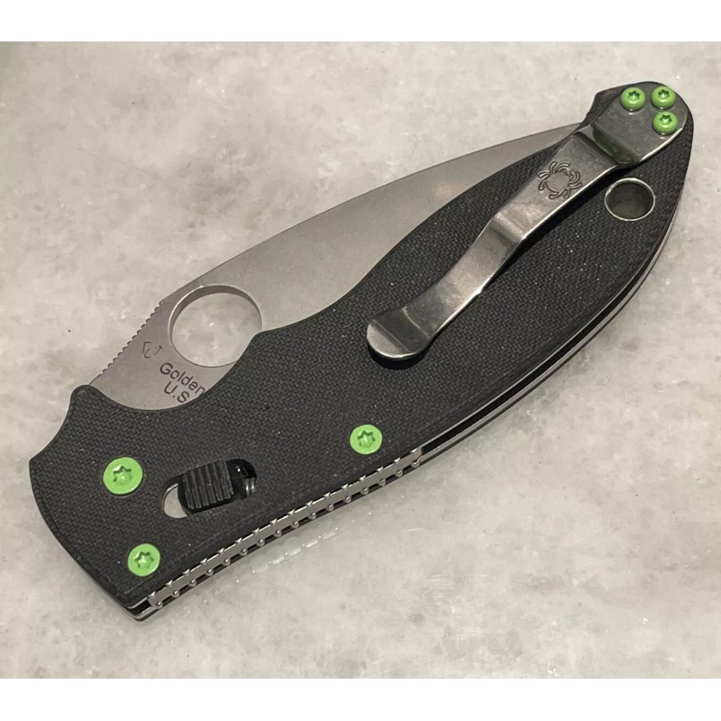 DH Zombie Green Stainless Steel Screws for Spyderco Manix 2