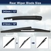 X AUTOHAUX Rear Windshield Wiper Blade Arm Set for Ford