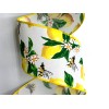 CH Lemon Bee Flower 2.5" x 5 yds Wired Ribbon