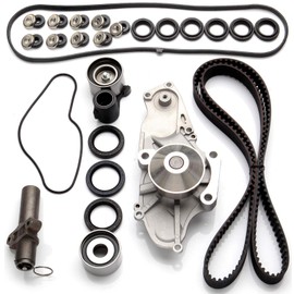 Timing Belt Kit Fit For 2001-2003 for Acura CL 2000-2003 for Acura TL 1999-2004 for Honda Odyssey 2003-2004 for Honda Pilot TS26286 | ITM286 Timing Belt Water Pump Kit