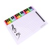 Dry Erase Music Staff Whiteboard Erasable Musical Note Board for
