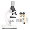 Kids Microscope Kit LED 1200X Microscope with Specimen Slides Science