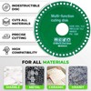 6Pcs Indestructible Disc for Grinder, Diamond Saw Cutting Wheel, Angle