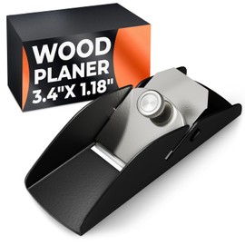 3.38"x1.18"x0.78" Hand Planer for Wood – Wood Planer Hand Tool, Stainless Steel, Sharp Blade Adjustment, Durable Bottom, Ergonomic Design – Easy to Assemble, Prevents Hurting, for Home & Workshop